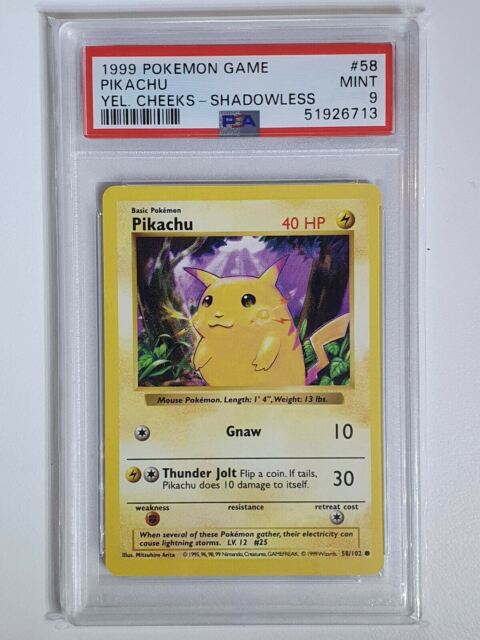 Preços baixos em Cartões de jogo de cartas colecionáveis individuais Pikachu  grau 10 Pokémon TCG