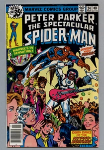 ESPECTACULAR SPIDER-MAN #24 PRIMER HIPNO-HUSTLER MUY BRILLANTE Y BRILLANTE EN MUY BUEN ESTADO - Imagen 1 de 6