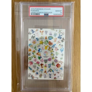 PSA 10 Pokemon Sticker Osaka Kansai EXPO 2025 Japanese Pikachu Pichu Mew 255105H - Picture 1 of 3