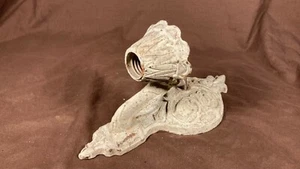 Antique Victorian Cast Iron Wall Sconce Wall Mount Light Lamp - Picture 1 of 10