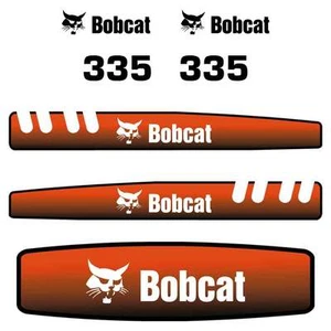 Bobcat 335 Decals Repro Sticker Kit Mini Excavator - Bild 1 von 2