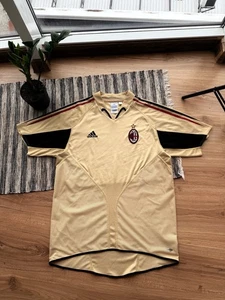 MAGLIA MAGLIA CALCIO AC MILAN ADIDAS TERZO TERZO 3° ORO 369557 Taglia M - Foto 1 di 16