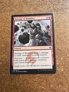 Magic The Gathering # Barrage Of Boulders - Picture 1 of 2