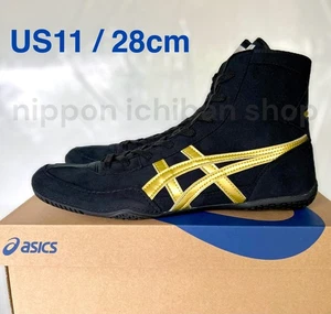 Zapatos de Lucha ASICS 1083A001 Pedido Especial Negro x Dorado [Tamaño: US11 / 28 cm] - Imagen 1 de 6