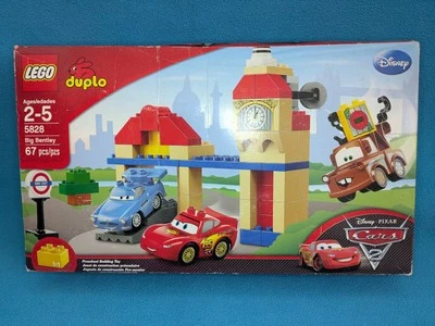 乐高 DUPLO:迪士尼皮克斯汽车大宾利 - 套装 5828 已停产 全新 带损坏盒 — 第 1/4 张图片