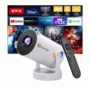 [2025 Upgraded & Android 11.0] VISYON Projector FHD 1080P 12000 Lumens - Picture 1 of 10