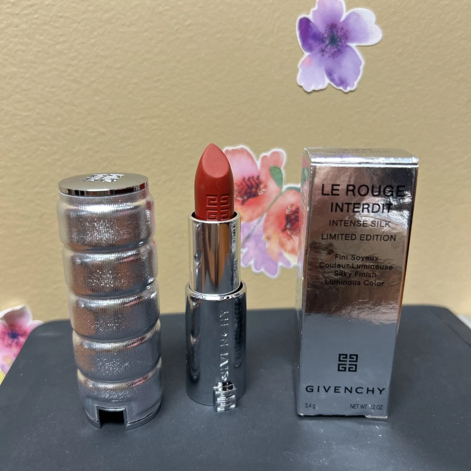 Givenchy Le Rouge Interdit 338 Intense Silk Limited Edition Lipstick 0.12 OZ