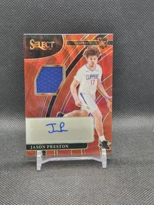 2924G 2021-22 Select Jason Preston Rookie Jersey Auto RC Red Wave Prizm #RJ-JPS - Picture 1 of 2