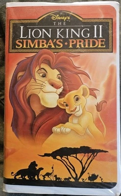 The Lion King II Simba’s Pride VHS Disney Sequel Movie Clamshell Estate Item  - Image 1 of 3