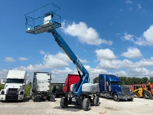 2015 Genie S-60X 60' 4WD Telescopic Boom Lift Man Diesel Aerial Genset bidadoo - Picture 1 of 12