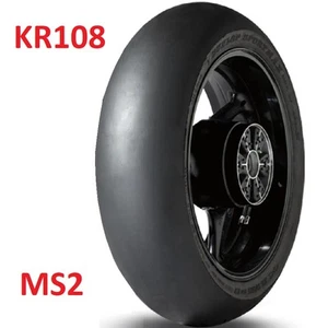 Motorcycle Slick Tyre Dunlop KR108 190/55 R17 TL SSP MS2 RACE Rear Kawasaki - Picture 1 of 7
