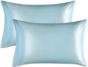 Satin Pillowcase (2 Pack) Queen Size (20x30 inches) - Picture 1 of 26