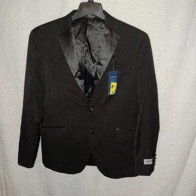 Kenneth Cole Мужская 42S смокинг костюм куртка Sport пальто Blazer черный (16A) - Изображение 1 из 4