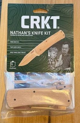 CRKT Nathan’s Kit Cuchillo de Bolsillo de Madera - Nuevo Sin Abrir Foto 1 de 4