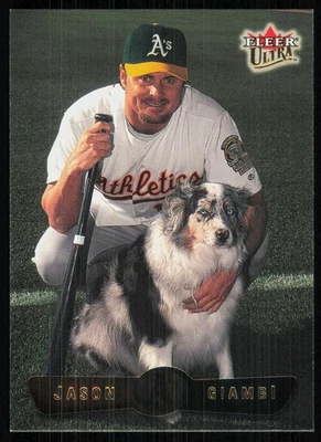 2002 Fleer Ultra Jason Giambi Oakland Athletics #188 - Image 1 of 2