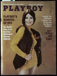 PLAYBOY October 1972 LYNN MYERS Sharon Johansen FEDERICO FELLINI Meir Kahane @EX - Picture 1 of 8