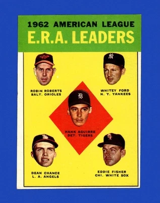 1963 Topps Set-Break #  6 Al Era Leaders EX-EXMINT *GMCARDS* - Image 1 of 2