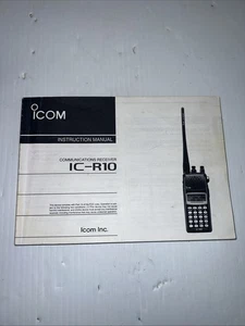 ICOM IC-R10 RECEIVER SCANNER ORIGINAL INSTRUCTION MANUAL - Picture 1 of 12
