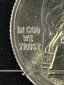 Jovita Idar Quarter 2023 Rare P Mint Error Coin Reading In Cod We Trust - Picture 1 of 3