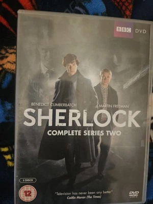 Sherlock Complete Season 2 DVD BBC, Benedict Cumberbatch, Martin Freeman - Image 1 of 2