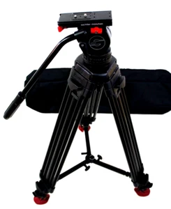 SACHTLER DV 10 FL HEAD BAR PLATE TD DA TRIPOD SYS VINTEN 75mm MIDS SERVICED 22Lb - Picture 1 of 18