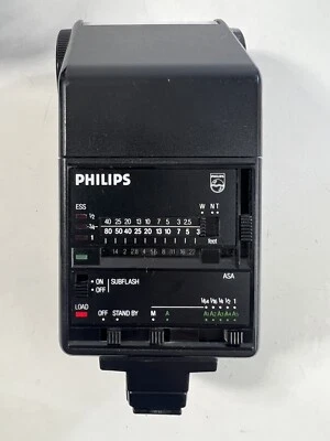 Philips P536 Tiristor CLS X PDA 110 con Sub Flash y Difusor Giratorio Incorporado Foto 1 de 4