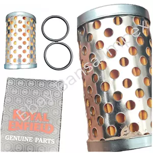 Genuine Royal Enfield Oil Filter with O ring 888414 1 Pcs Classic 500 CC - Picture 1 of 3