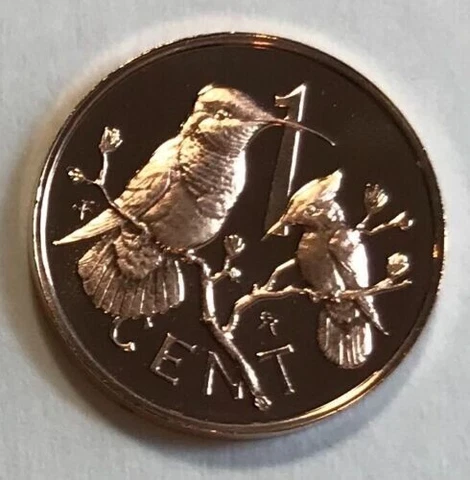 British Virgin Islands (1) One Cent 1975FM (P) Copper Proof Coin Cover