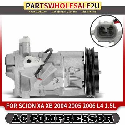 Compressor AC para Scion xA 2004-2006 xB 2004-2006 L4 1.5L 883102B720 883102B721 - Imagem 1 de 4