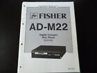 Original Service Manual Schaltplan Fisher Ad-M22