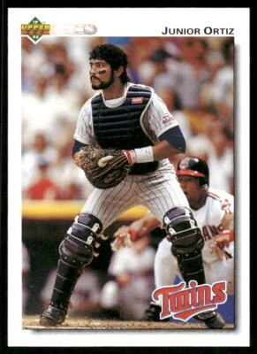 Junior Ortiz 1992 Upper Deck #109 Minnesota Twins - Image 1 of 2