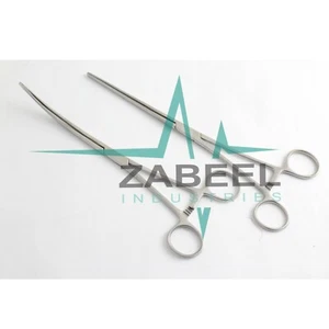 Pinzas de abrazadera intestinal curvas y rectas Mayo Robson 23 cm - Imagen 1 de 2