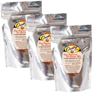Lehman's Homemade Creamy Ice Cream Mix 6 Quart Bag Size Pack of 3 - Picture 1 of 3