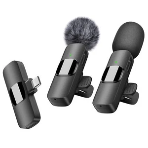 Micrófono Lavalier inalámbrico para teléfono Android USB-C, micrófono de solapa - Imagen 1 de 7