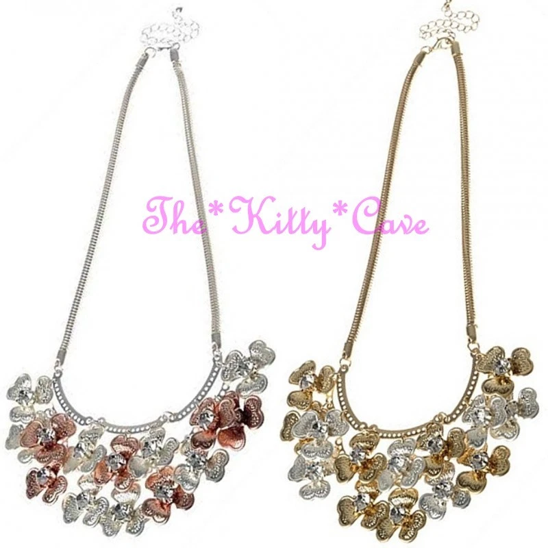 2 Tonalità Testurizzate Floreale/3 Foglia Fortuna Trifoglio Cristallo Gancetto - Immagine 1 di 1