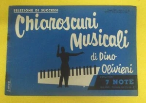 RARO SPARTITO SINGOLO CHIAROSCURI MUSICALI Dino Olivieri no mc lp (SP2) - Imagen 1 de 1