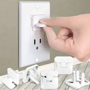 Outlet Covers Babepai 38-Pack White Child Proof Electrical Protector Safety Impr - Picture 1 of 12