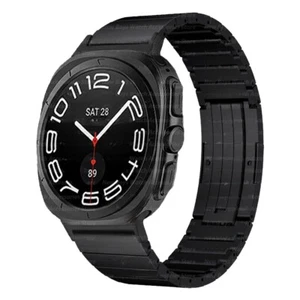 Titanium No Gaps Bracelet for Samsung Galaxy Watch Ultra 47mm Luxury Men Band - Picture 1 of 5