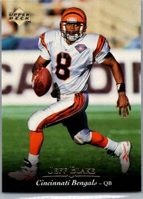 # 190 Jeff Blake Rookie Cincinnati Bengals 1995 Upper Deck - Image 1 of 2