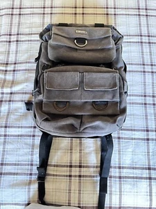 Evecase Classic Canvas DSLR Camera & 14” Laptop Backpack - Picture 1 of 14