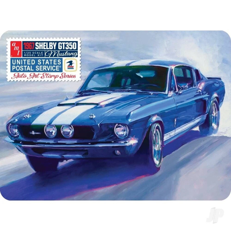 AMT 1356 1967 Shelby GT350 Francobollo USPS Serie 1:25 Kit Nuovo E Sigillato - Immagine 1 di 1