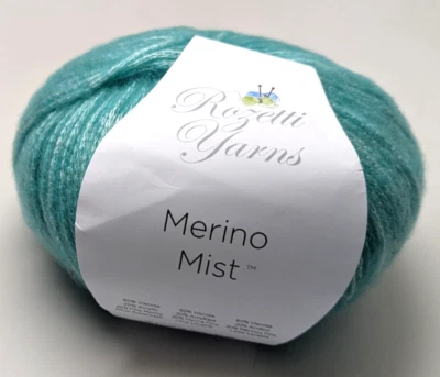Rozetti Merino Mist 50gm/ 107 yds 60% Viscose/ 20% Acrylic / 20% SW Merino SM - Image 1 of 2
