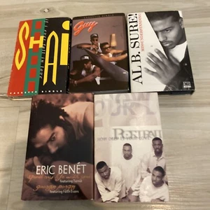 5 R&B 90s Cassette Singles Shai Guy Al B Sure Eric Benet Portrait - Picture 1 of 7