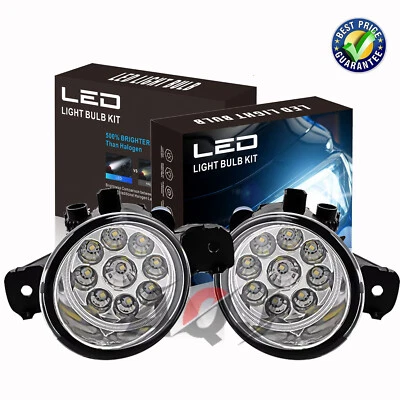 2pcs LED Bumper Fog Lights Lamps Pair Right&Left For INFINITI M35 M45 2008-2010 — 第 1/4 张图片