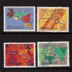Nicaragua 1964 "Common Market" full set used stamps - Picture 1 of 1