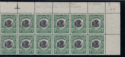 CANAL ZONE 46 MNH Inscription F-3843 Block of 12 KSPhilatelics (46CZnfz) - Image 1 of 4