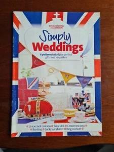 Simply Weddings Counted Cross Stitch Booklet, 6 Designs, Celebrations - Picture 1 of 9