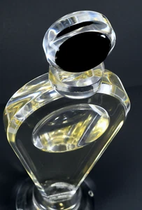 Escultura geométrica figura Lucite acrílico transparente Shlomi Haziza 16" - Imagen 1 de 9