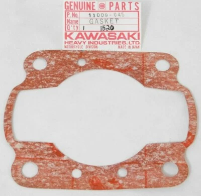 1 Junta base cilindro Kawasaki KE 250 1977-1979 NUEVO OEM 11009-045 NUEVO Foto 1 de 3