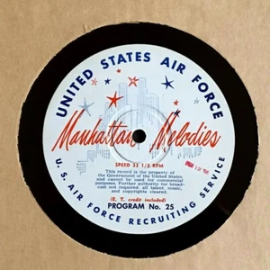 PAUL WHITEMAN GEORGE WILLIAMS  MANHATTAN MELODIES 16" RADIO TRANSCRIPTION DISC - Picture 1 of 4